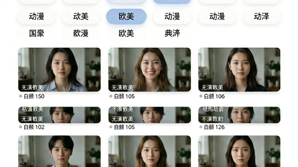 俺去也视频内容分类页面示意图，展示多个细分标签排列方式与用户筛选路径